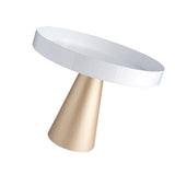Maxbell Nordic Style Metal Cake Stand 8/10inch Wedding Cake Fondant Display Plate 8 inch