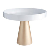 Maxbell Nordic Style Metal Cake Stand 8/10inch Wedding Cake Fondant Display Plate 8 inch