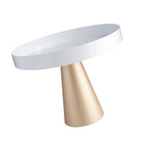 Maxbell Nordic Style Metal Cake Stand 8/10inch Wedding Cake Fondant Display Plate 10 inch