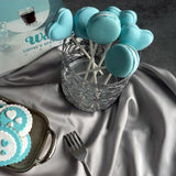 Maxbell Make-up Brush Pot Lollipop Holder Vintage Style Pen Storage Wedding Silver