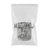 Maxbell Make-up Brush Pot Lollipop Holder Vintage Style Pen Storage Wedding Silver