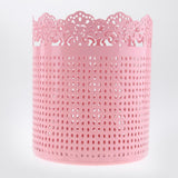 Maxbell Lace Dessert Holder Lolipop Cake Stand Candy Basket Wedding Party Pink