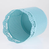 Maxbell Lace Dessert Holder Lolipop Cake Stand Candy Basket Wedding Party Blue