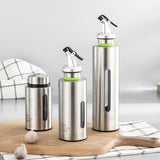 Maxbell  Stainless Steel Olive Oil Bottle Dispenser for Vinegar/Oil Silver 250ml