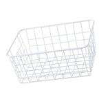 Maxbell iron basket bathroom box kitchen storage basket White without interlining