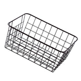 Maxbell iron basket bathroom box kitchen storage basket Black without interlining