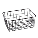 Maxbell iron basket bathroom box kitchen storage basket Black without interlining