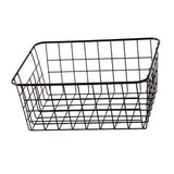 Maxbell iron basket bathroom box kitchen storage basket Black without interlining