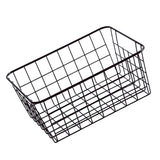 Maxbell iron basket bathroom box kitchen storage basket Black without interlining