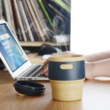 Maxbell Travel Silicone Foldable 380ml Water Coffee Tea Drinking Mug Brown
