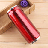 Maxbell Stainless Steel Coffee Tumbler Cup Mug with Lid and Straw Red 500ml