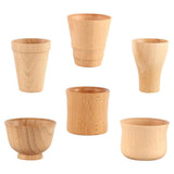 Maxbell Wood Cup Handmade Wood Coffee Tea Beer Juice Milk Drink Tumbler Mug A 60ml