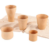 Maxbell Wood Cup Handmade Wood Coffee Tea Beer Juice Milk Drink Tumbler Mug A 60ml