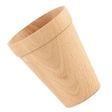 Maxbell Wood Cup Handmade Wood Coffee Tea Beer Juice Milk Drink Tumbler Mug D 200ml
