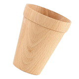 Maxbell Wood Cup Handmade Wood Coffee Tea Beer Juice Milk Drink Tumbler Mug D 200ml