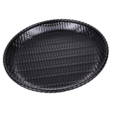 Maxbell Rattan Food Serving Dish Wicker Water Drink Platter Round Cake Plate 8inch