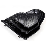 Maxbell Rattan Food Serving Tray Wicker Drink Platter Irregular Dish Plate 8inch