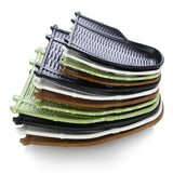 Maxbell Rattan Wicker Basket Hand Knitting Box Woven Container Vintage Green 28cm