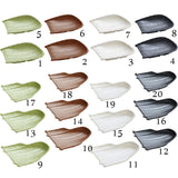 Maxbell Rattan Wicker Basket Hand Knitting Box Woven Container Vintage Green 28cm