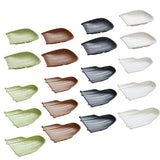 Maxbell Rattan Wicker Basket Hand Knitting Box Woven Container Vintage Green 28cm