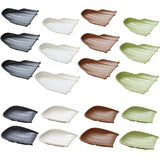 Maxbell Rattan Wicker Basket Hand Knitting Box Woven Container Vintage Green 28cm