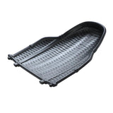 Maxbell Rattan Wicker Basket Hand Knitting Box Woven Container Vintage Black 30cm