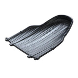 Maxbell Rattan Wicker Basket Hand Knitting Box Woven Container Vintage Black 24cm