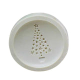 Maxbell  Silicone Christmas Star Tree Mold Fondant Cake Making Baking Tool White