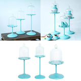 Maxbell Mini Cake Stand Cupcake Favor Wedding Container Plastic Candy Box Low