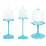 Maxbell Mini Cake Stand Cupcake Favor Wedding Container Plastic Candy Box Low