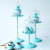 Maxbell Mini Cake Stand Cupcake Favor Wedding Container Plastic Candy Box High