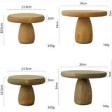 Maxbell  Wood Cake Stand Wedding Cake Fondant Display Plate Photography Prop Coffee S