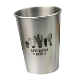 Max Stainless Steel Cactus Series Drink Cups Stackable Durable Drinking A
