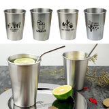 Max Stainless Steel Cactus Series Drink Cups Stackable Durable Drinking A