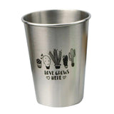Max Stainless Steel Cactus Series Drink Cups Stackable Durable Drinking A