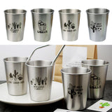 Max Stainless Steel Cactus Series Drink Cups Stackable Durable Drinking A