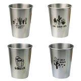 Max Stainless Steel Cactus Series Drink Cups Stackable Durable Drinking A