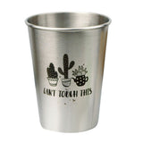 Max Stainless Steel Cactus Series Drink Cups Stackable Durable Drinking B