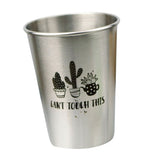 Max Stainless Steel Cactus Series Drink Cups Stackable Durable Drinking B