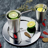 Max Stainless Steel Cactus Series Drink Cups Stackable Durable Drinking C