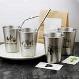 Max Stainless Steel Cactus Series Drink Cups Stackable Durable Drinking C