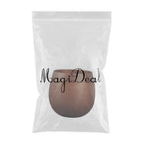 Max Wooden Milk Mug Drinking Juice Cup Coffee Tea Water Wood Bottle Dark Brown