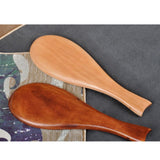 Max Fish Shape Wooden Ladle Handheld Rice Ladle Nanmu Meal Rice Spoon Brown