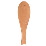 Max Fish Shape Wooden Ladle Handheld Rice Ladle Nanmu Meal Rice Spoon Wood