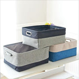 Maxbell Laundry Basket Hamper Clothes Box Toy Organizer Storage Container Blue - Aladdin Shoppers