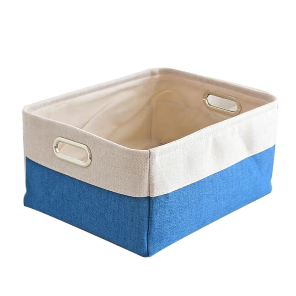 Maxbell Laundry Basket Hamper Clothes Box Toy Organizer Storage Container Blue