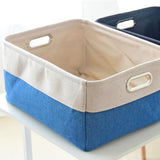 Maxbell Laundry Basket Hamper Clothes Box Toy Organizer Storage Container Blue - Aladdin Shoppers