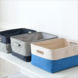 Maxbell Laundry Basket Hamper Clothes Box Toy Organizer Storage Container Blue - Aladdin Shoppers