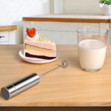 Max Electric Handheld Milk Frother Single Spring Whisk Head Coffee Maker Tool