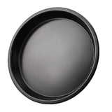 Maxbell  Round Carbon Steel Pizza Tray Crisper Pan Round Pancake Baking Tray 7 inch